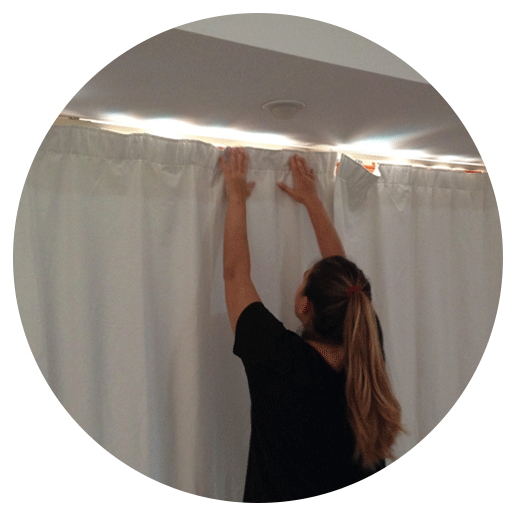Amazing Curtain Installation