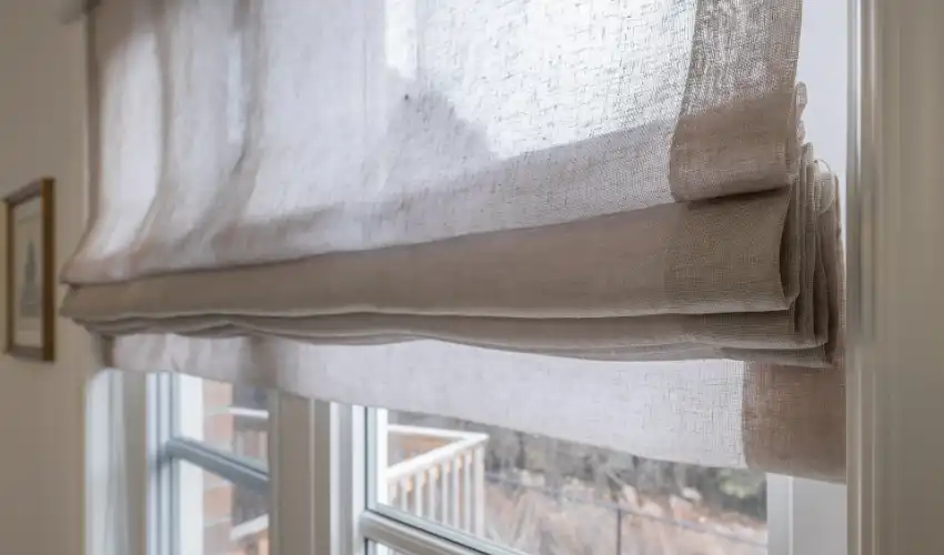 Cotton and Cotton Blends Roman Blinds