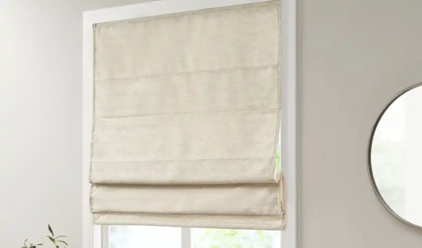 Faux Silk Roman Blinds